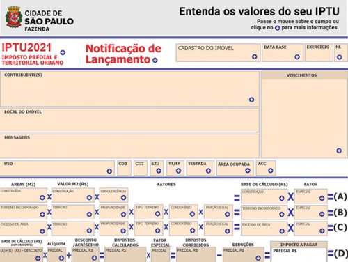 Notificação Lançamento IPTU